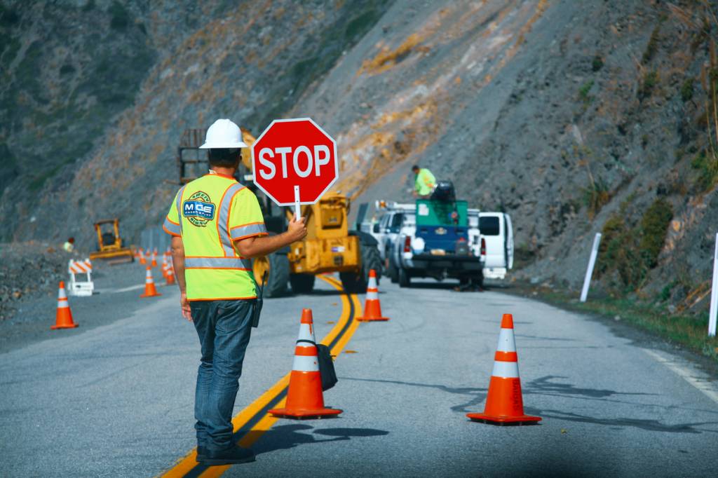 Panneau chantier signalisation danger